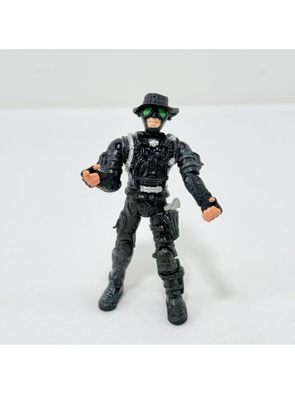 Vintage Lanard The Corps Commando Shark Frogman Figure Toy Soldier Army Jointed